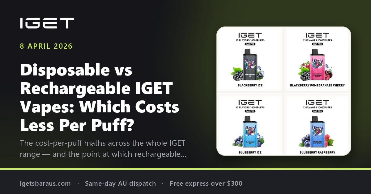 Disposable vs Rechargeable IGET Vapes: Which Costs Less Per Puff?