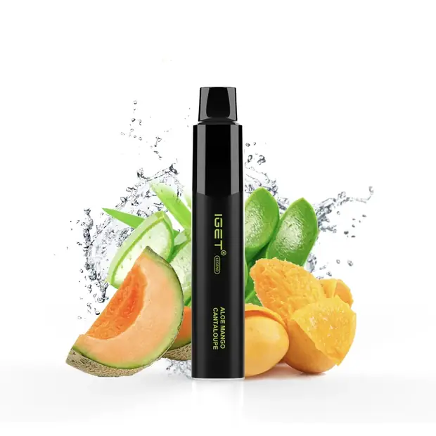 Aloe Mango Cantaloupe – IGET Legend 4000 Puffs disposable vape — genuine IGET stock, buy online in Australia
