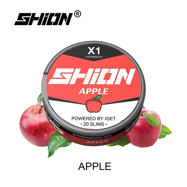 Apple – IGET SHION X1 Nicotine Pouch 6mg nicotine pouch — genuine IGET stock, buy online in Australia