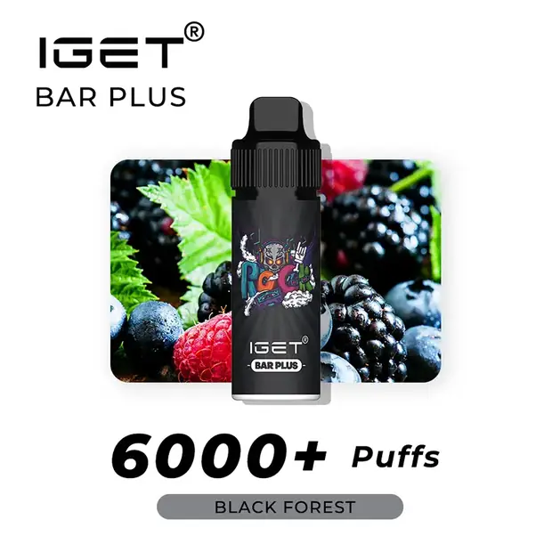 Black Forest – IGET Bar Plus 6000 Puffs disposable vape — genuine IGET stock, buy online in Australia