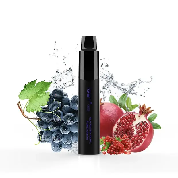 Blackberry Grape Pomegranate – IGET Legend 4000 Puffs disposable vape — genuine IGET stock, buy online in Australia