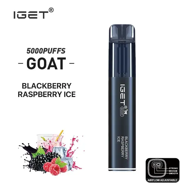 Blackberry Raspberry Ice – IGET Goat 5000 Puffs disposable vape — genuine IGET stock, buy online in Australia