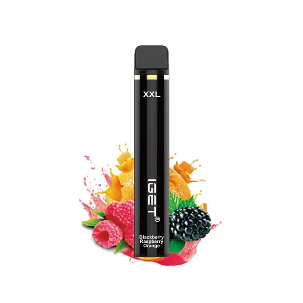 Blackberry Raspberry Orange – IGET XXL 1800 Puffs disposable vape — genuine IGET stock, buy online in Australia