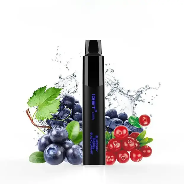 Blueberry Berries Blackcurrant – IGET Legend 4000 Puffs disposable vape — genuine IGET stock, buy online in Australia