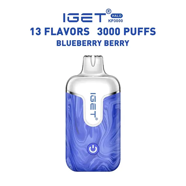 Blueberry Berry – IGET Halo Vape Kit 3000 Puffs disposable vape — genuine IGET stock, buy online in Australia
