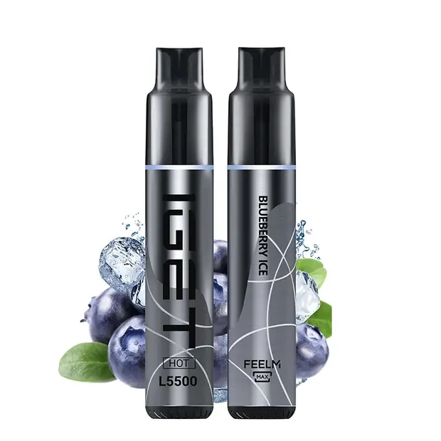 Blueberry Ice – IGET HOT 5500 Puffs disposable vape — genuine IGET stock, buy online in Australia