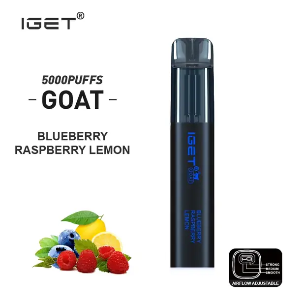 Blueberry Raspberry Lemon – IGET Goat 5000 Puffs disposable vape — genuine IGET stock, buy online in Australia