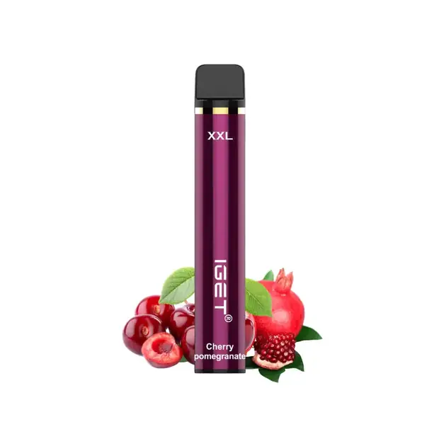 Cherry Pomegranate – IGET XXL 1800 Puffs disposable vape — genuine IGET stock, buy online in Australia