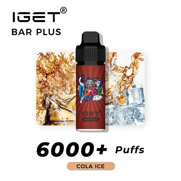 Cola Ice – IGET Bar Plus 6000 Puffs disposable vape — genuine IGET stock, buy online in Australia