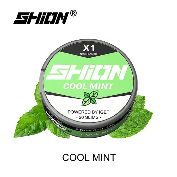 Cool Mint – IGET SHION X1 Nicotine Pouch 12mg nicotine pouch — genuine IGET stock, buy online in Australia