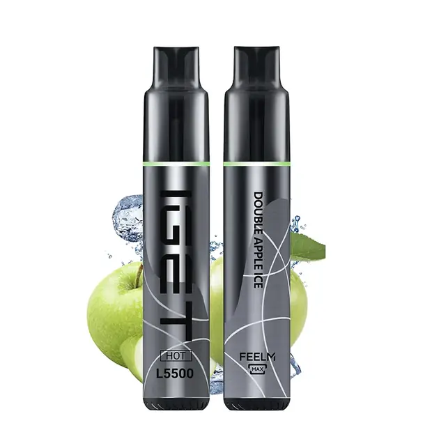 Double Apple Ice – IGET HOT 5500 Puffs disposable vape — genuine IGET stock, buy online in Australia