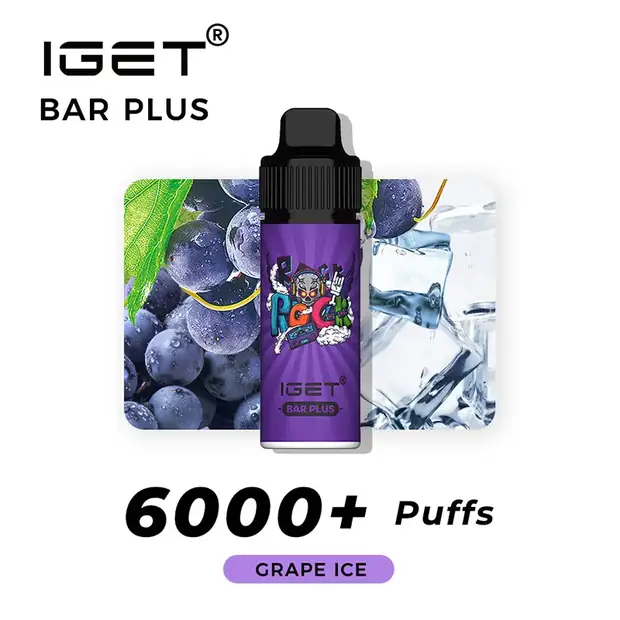 Grape Ice – IGET Bar Plus 6000 Puffs disposable vape — genuine IGET stock, buy online in Australia