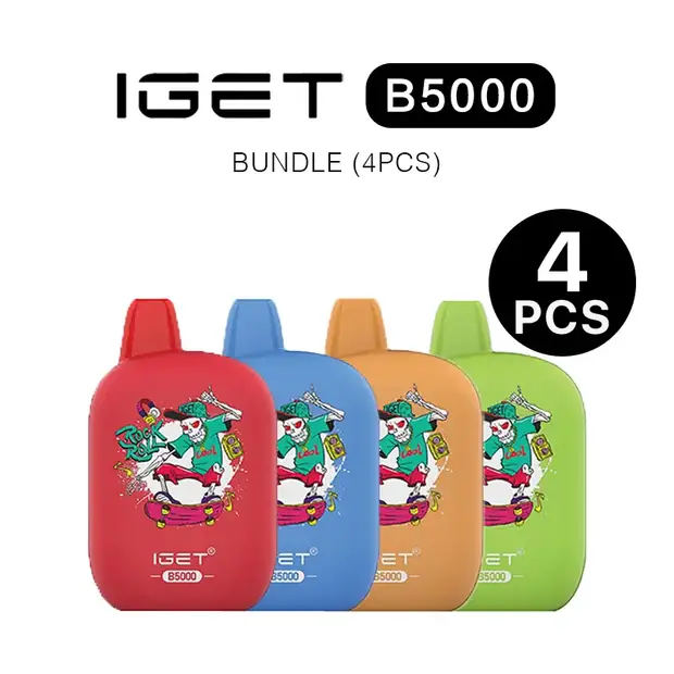 IGET B5000 Bundle (4PCS) disposable vape — genuine IGET stock, buy online in Australia