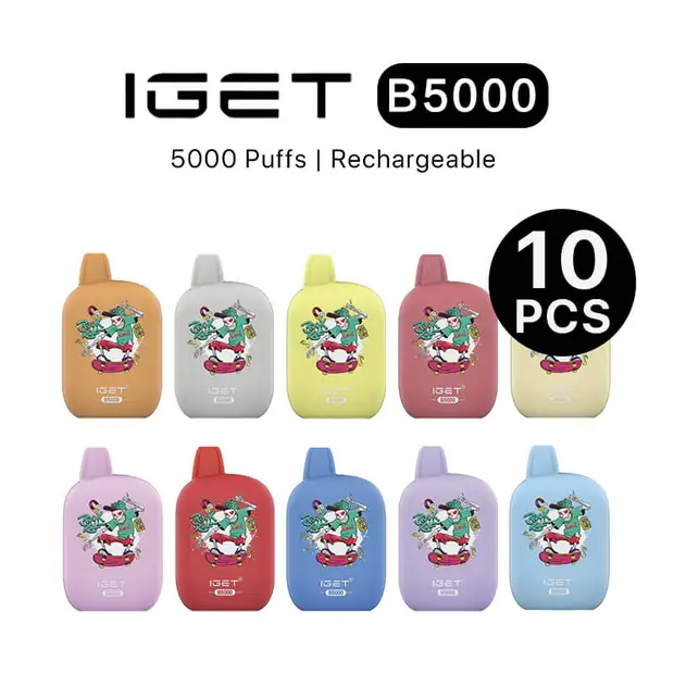IGET B5000 Box Mixed Flavours (10PCS) disposable vape — genuine IGET stock, buy online in Australia