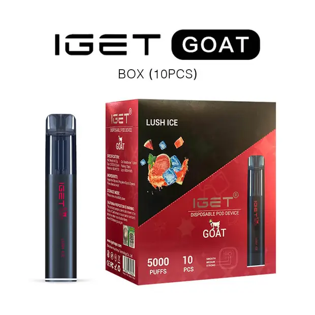 IGET Goat Box (10PCS) disposable vape — genuine IGET stock, buy online in Australia
