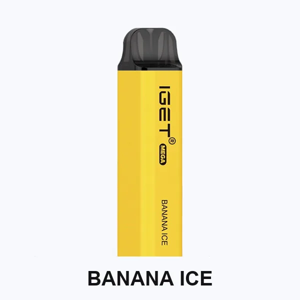 Banana Ice IGET Mega 3000 disposable vape — genuine IGET stock, buy online in Australia