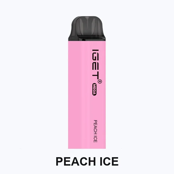 Peach Ice IGET Mega 3000 disposable vape — genuine IGET stock, buy online in Australia
