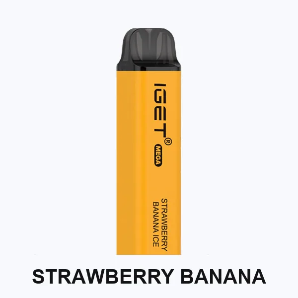 Strawberry Banana IGET Mega 3000 disposable vape — genuine IGET stock, buy online in Australia