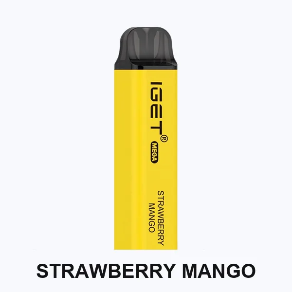 Strawberry Mango IGET Mega 3000 disposable vape — genuine IGET stock, buy online in Australia