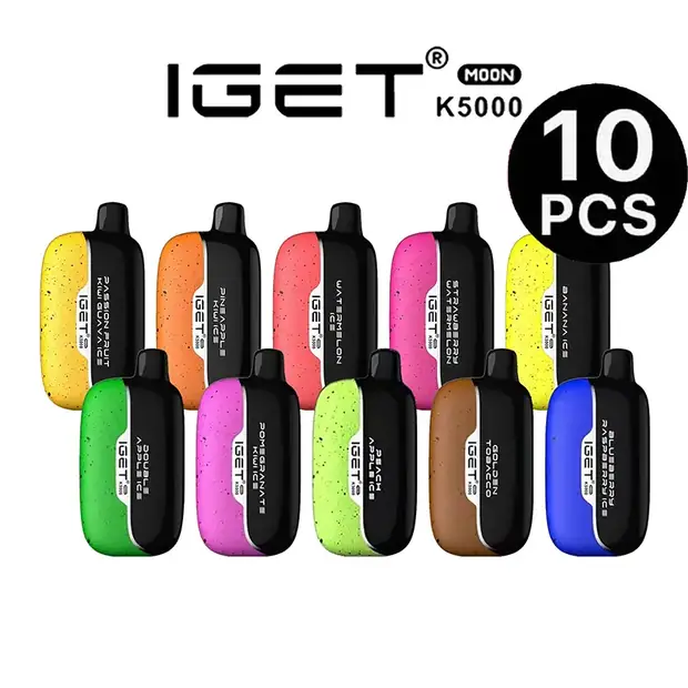 IGET Moon Box Mixed Flavours (10PCS) disposable vape — genuine IGET stock, buy online in Australia