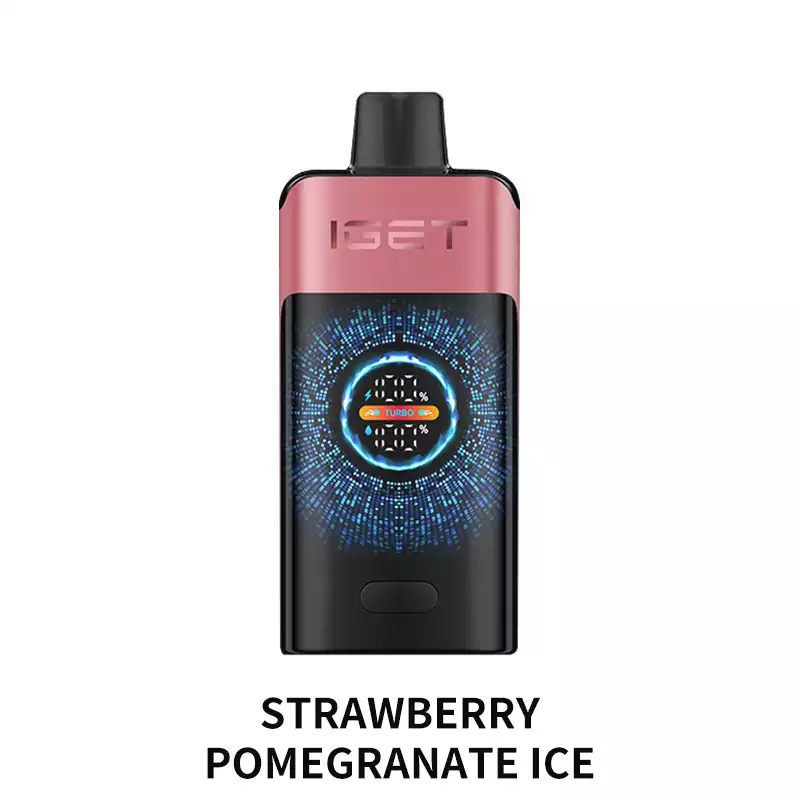 Strawberry Pomegranate Ice IGET One 12000 Puffs disposable vape — genuine IGET stock, buy online in Australia