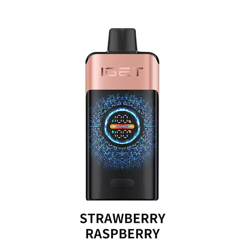 Strawberry Raspberry IGET One 12000 Puffs disposable vape — genuine IGET stock, buy online in Australia