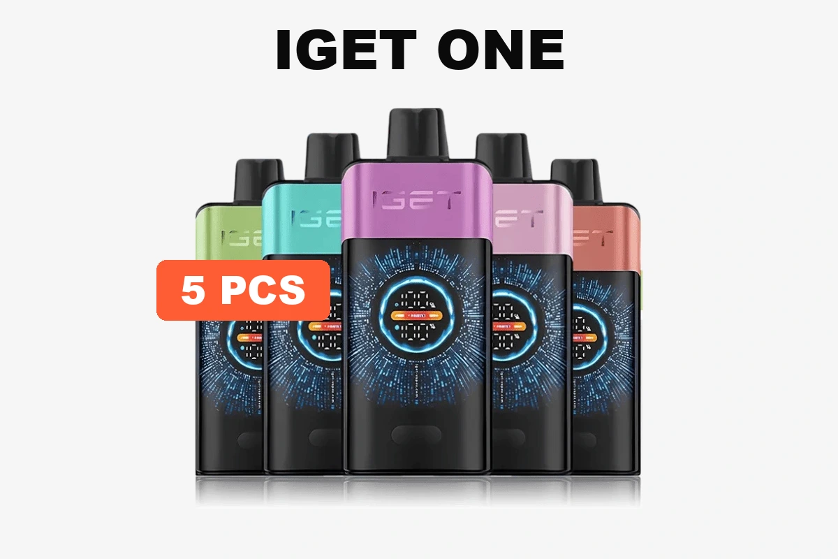 IGET One Wholesale 5 Pcs disposable vape — genuine IGET stock, buy online in Australia