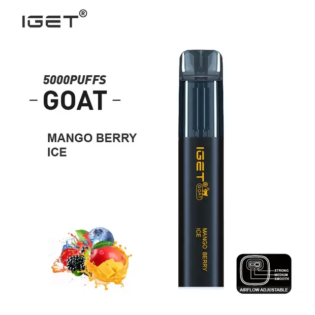 Mango Berry Ice – IGET Goat 5000 Puffs disposable vape — genuine IGET stock, buy online in Australia