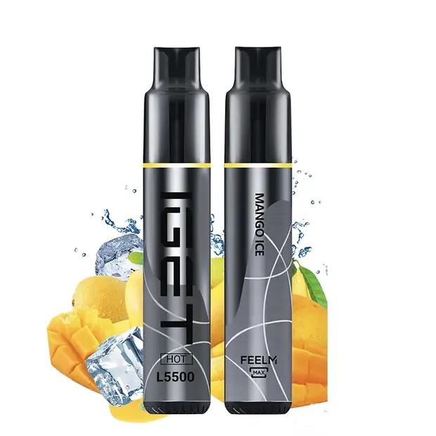 Mango Ice – IGET HOT 5500 Puffs disposable vape — genuine IGET stock, buy online in Australia
