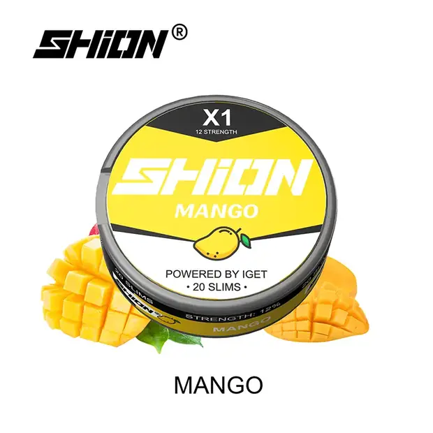 Mango – IGET SHION X1 Nicotine Pouch 12mg nicotine pouch — genuine IGET stock, buy online in Australia