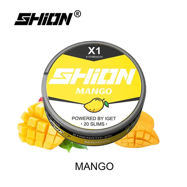 Mango – IGET SHION X1 Nicotine Pouch 6mg nicotine pouch — genuine IGET stock, buy online in Australia