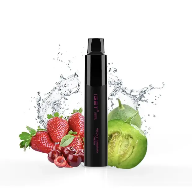 Melon Strawberry Cherry – IGET Legend 4000 Puffs disposable vape — genuine IGET stock, buy online in Australia