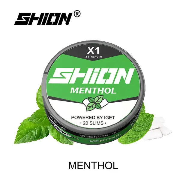 Menthol – IGET SHION X1 Nicotine Pouch 12mg nicotine pouch — genuine IGET stock, buy online in Australia