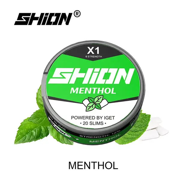 Menthol – IGET SHION X1 Nicotine Pouch 6mg nicotine pouch — genuine IGET stock, buy online in Australia