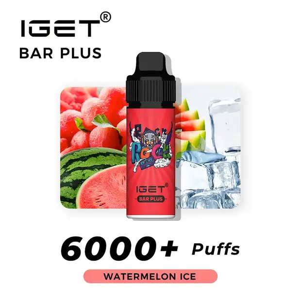 Nicotine Free IGET Bar Plus Vape Kit disposable vape — genuine IGET stock, buy online in Australia