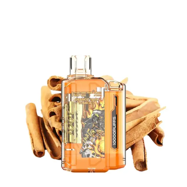 Orange Bark Tobacco – IGET Flare B10000 Puffs disposable vape — genuine IGET stock, buy online in Australia