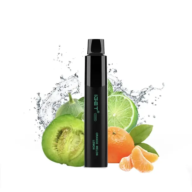 Orange Melon Lemon – IGET Legend 4000 Puffs disposable vape — genuine IGET stock, buy online in Australia