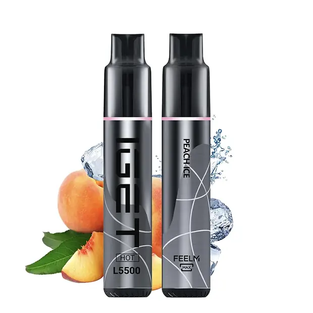 Peach Ice – IGET HOT 5500 Puffs disposable vape — genuine IGET stock, buy online in Australia