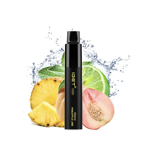 Peach Pineapple Lime – IGET Legend 4000 Puffs disposable vape — genuine IGET stock, buy online in Australia