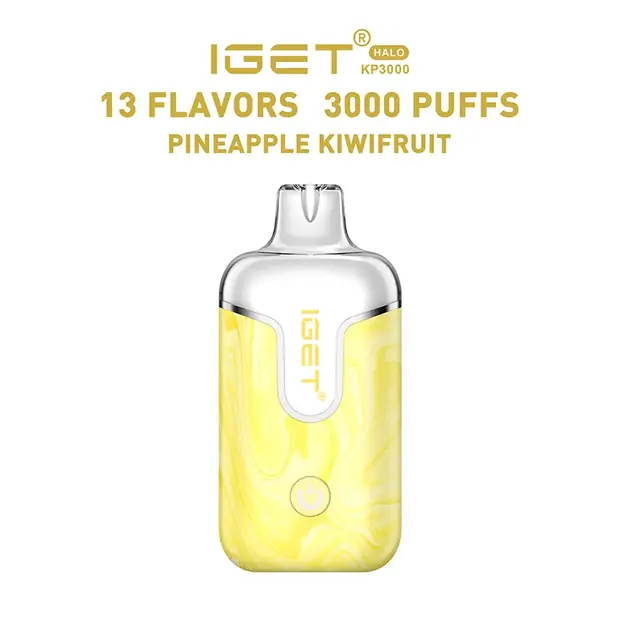 Pineapple Kiwifruit – IGET Halo Vape Kit 3000 Puffs disposable vape — genuine IGET stock, buy online in Australia