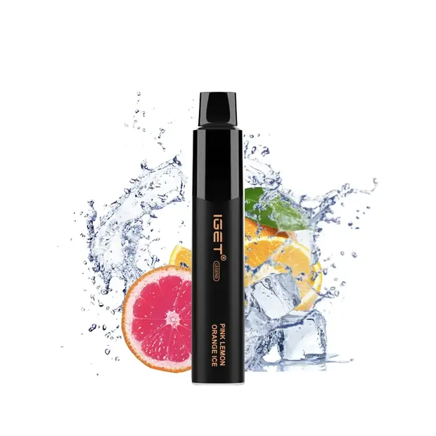Pink Lemon Orange Ice – IGET Legend 4000 Puffs disposable vape — genuine IGET stock, buy online in Australia
