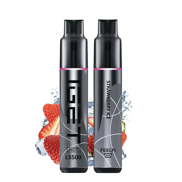 Strawberry Ice – IGET HOT 5500 Puffs disposable vape — genuine IGET stock, buy online in Australia