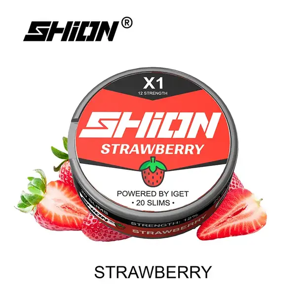 Strawberry – IGET SHION X1 Nicotine Pouch 12mg nicotine pouch — genuine IGET stock, buy online in Australia