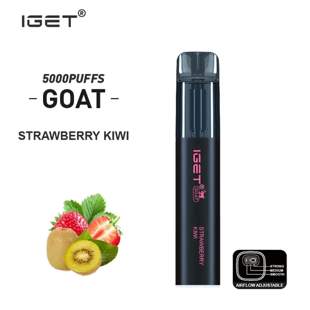 Strawberry Kiwi – IGET Goat 5000 disposable vape — genuine IGET stock, buy online in Australia