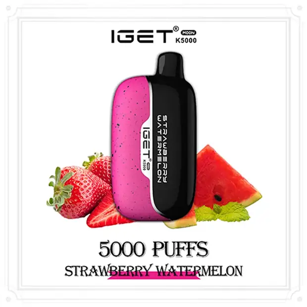 Strawberry Watermelon – IGET Moon 5000 Puffs disposable vape — genuine IGET stock, buy online in Australia