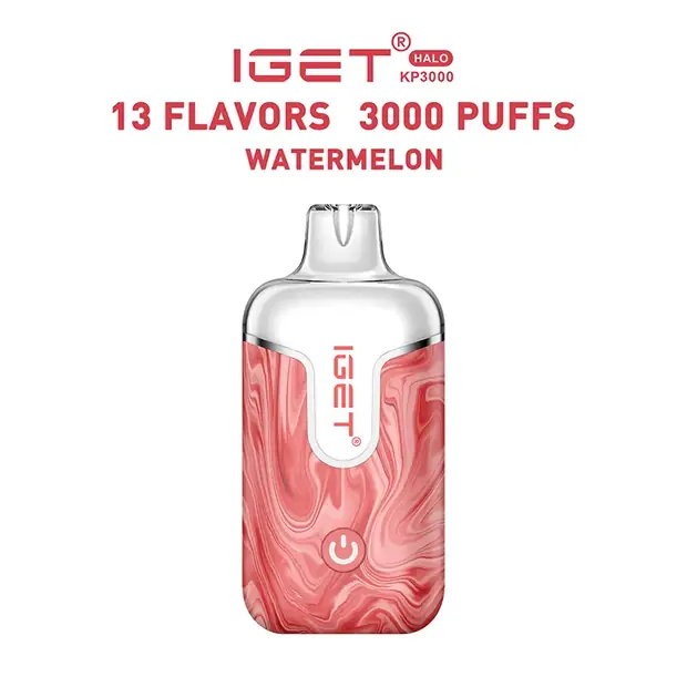 Watermelon – IGET Halo Vape Kit 3000 Puffs disposable vape — genuine IGET stock, buy online in Australia