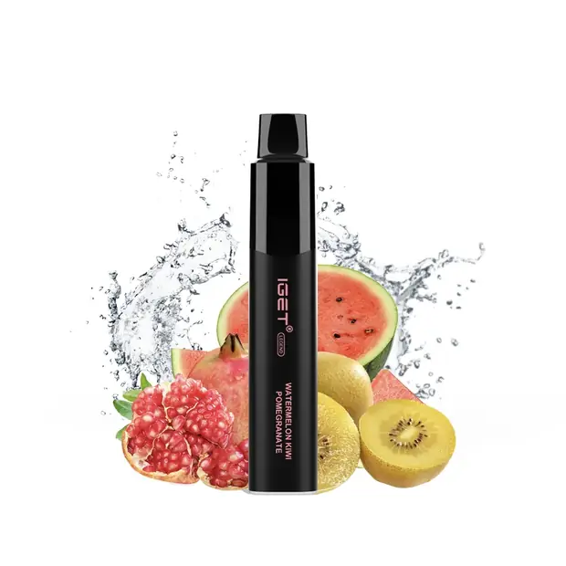 Watermelon Kiwi Pomegranate – IGET Legend 4000 Puffs disposable vape — genuine IGET stock, buy online in Australia